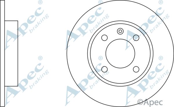 APEC BRAKING Bremžu diski DSK137